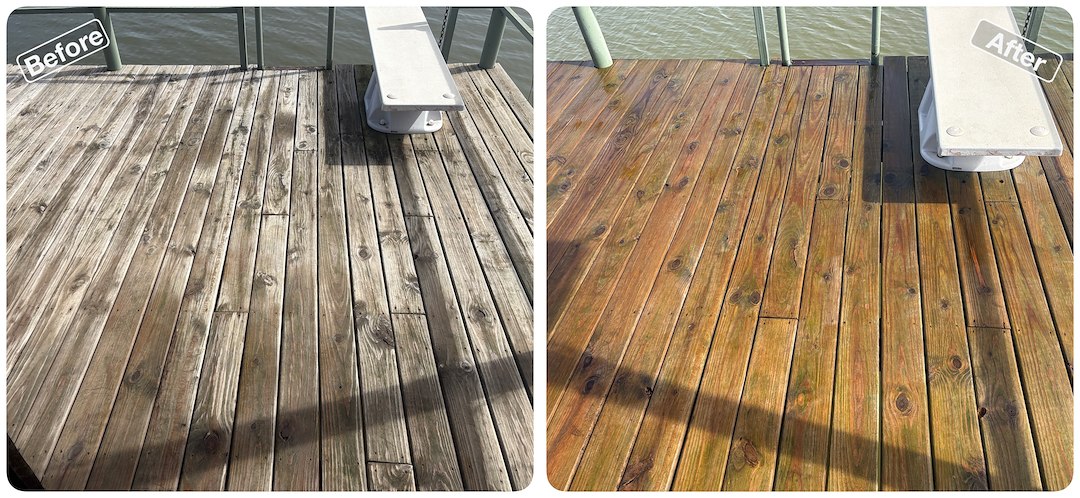 Superior Dock Cleaning on Eagle Mountain Lake